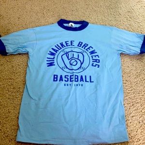 Milwaukee brewers baseball tee sold at game